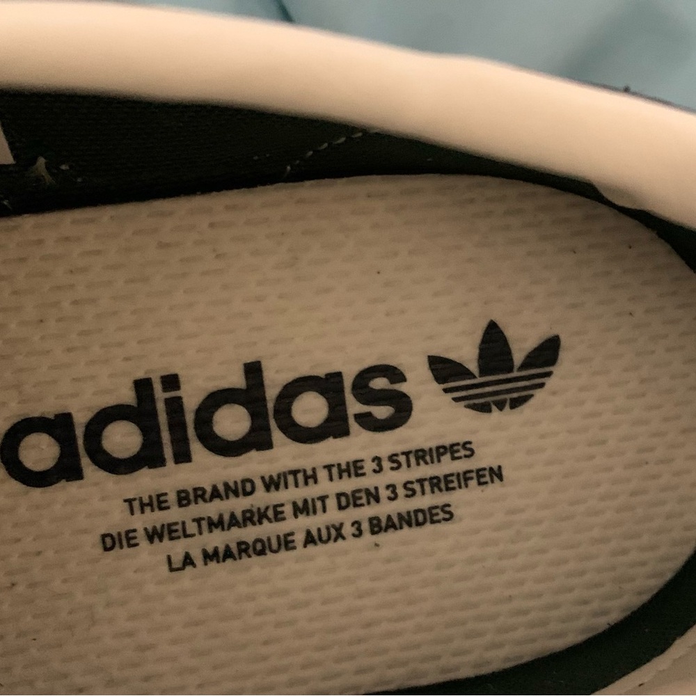 Adidas Forest Green and Cream Trainers SL72 - Picture 5 of 7